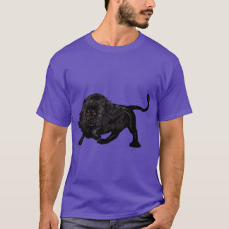 Prowling black lion T-Shirt