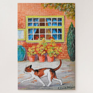 Prowling Cat, Louis Wain Jigsaw Puzzle