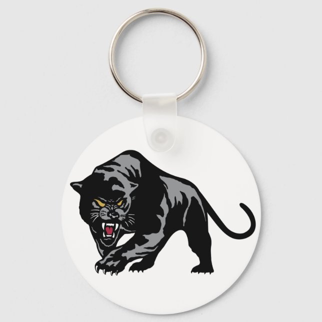 Prowling Panther Keychain (Front)