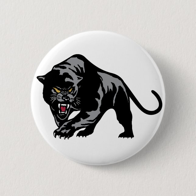Prowling Panther Pinback Button (Front)