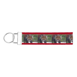 Prowling Red Panda Wrist Keychain