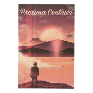 Proxima Centauri Science fiction land cruiser. Wood Wall Decor
