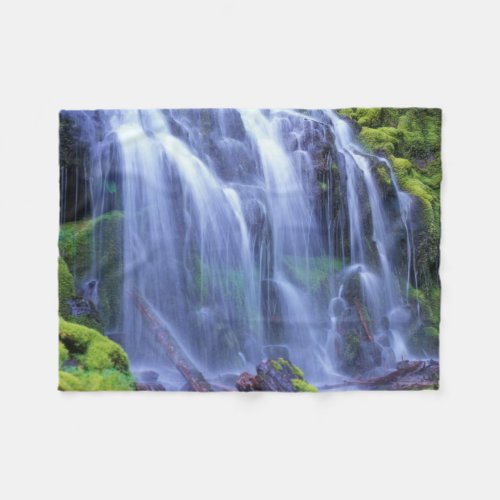 Proxy Falls in Oregons Central Cascade Mountains Fleece Blanket
