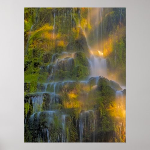 Proxy Falls Three Sisters Wilderness Oregon Poster