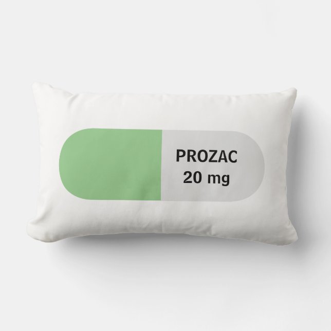 Prozac Lumbar Pillow (Front)