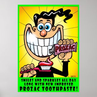 Prozac Toothpaste Print