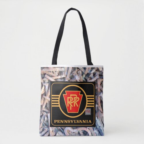 PRR Black and Gold Logo   Mouse Pad Tote Bag
