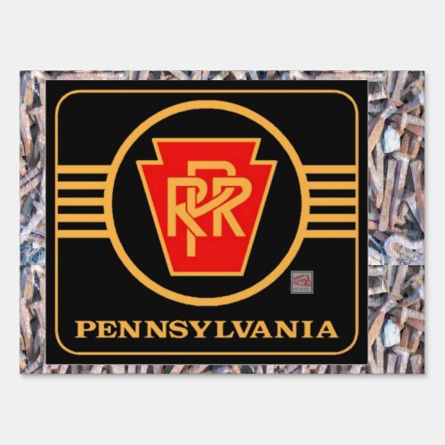 PRR Black and Gold Logo     Sign