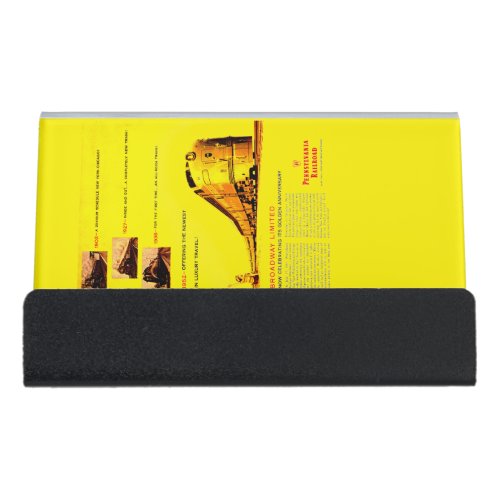 PRR Broadway Limited 50th anniversary       Desk Business Card Holder
