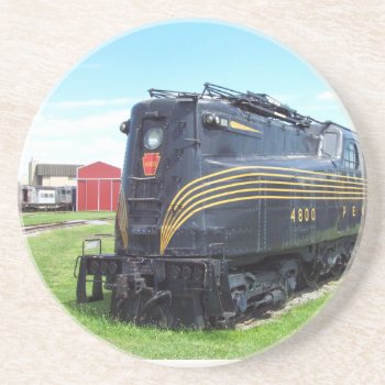 Prr Gg1 4800 Front View     Coaster by stanrail at Zazzle