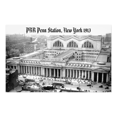 PRR New York Penn Station Kodak Photo Enlargement