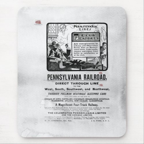 PRR Pennsylvania Limited Train 1900     Hoodie Mouse Pad