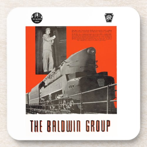 PRR T_1  locomotive   Beverage Coaster