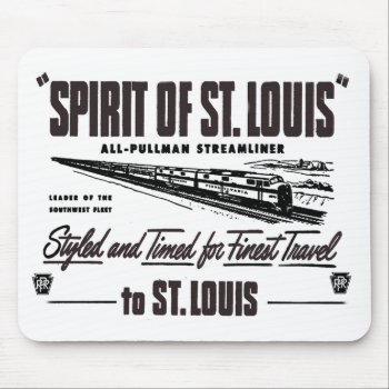 Prr The Spirit Of St. Louis Passenger Train Mouse Pad by stanrail at Zazzle