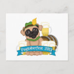 PRSDC Pugtoberfest 3 Postcard
