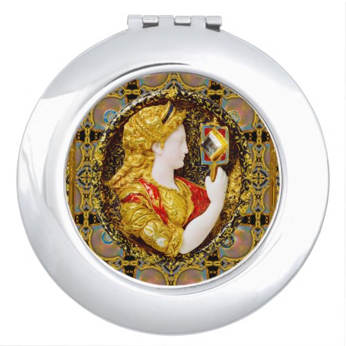 Prudence Old World Elegant   Compact Mirror