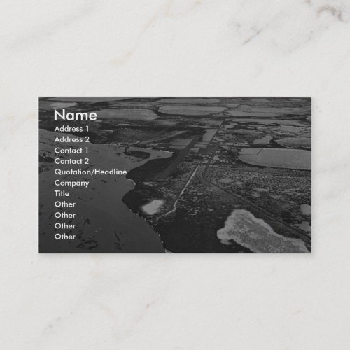 Prudhoe Bay Oil Fields Business Card Template