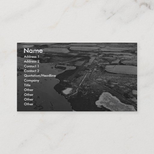 Customizable Prudhoe Bay Oil Fields Business Card Template