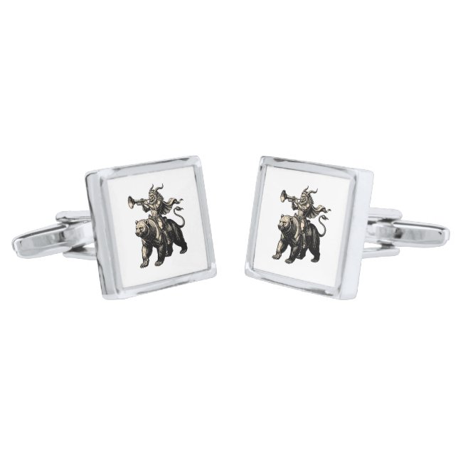Pruflas Majesty Unleashed Cufflinks (Angled)