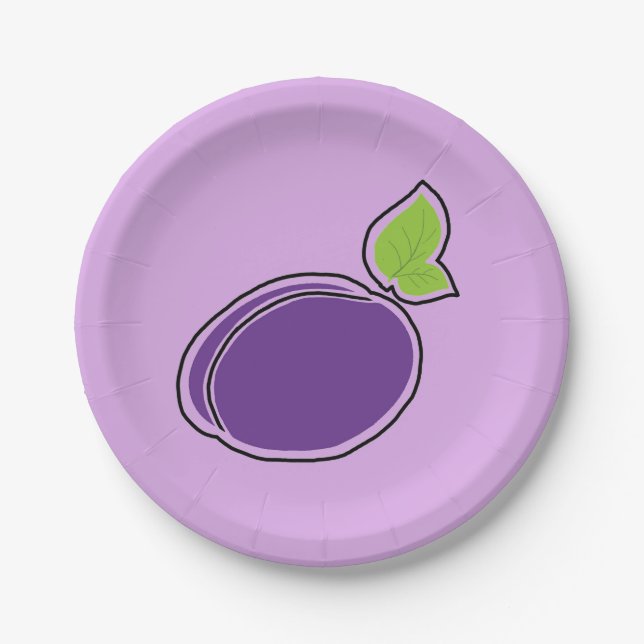 Prune Paper Plates (Front)