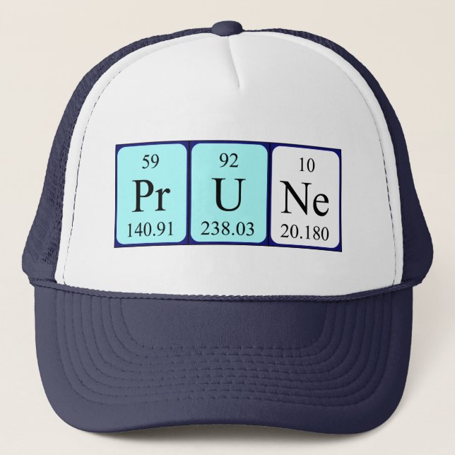 Prune periodic table name hat (Front)