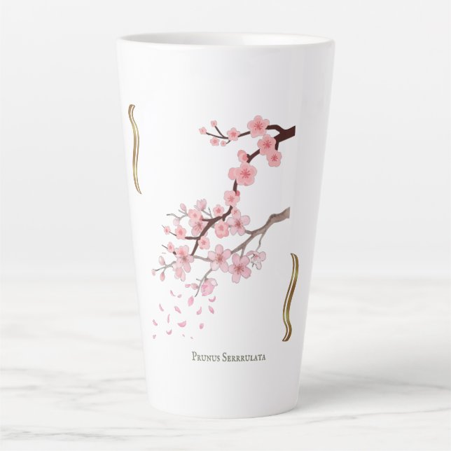 Prunus Serrulata tasse latte Mug (Front)