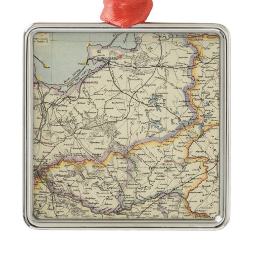 Prussia and Poland 2 Metal Ornament