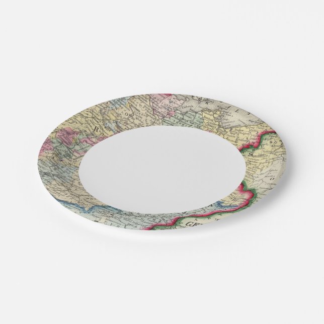 Prussia, And The German States Paper Plates (Angled)