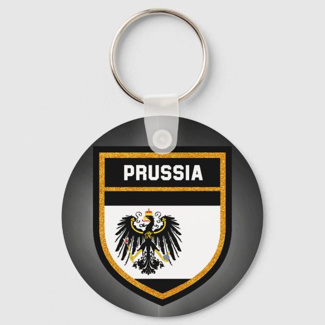 Prussia Flag Keychain (Front)