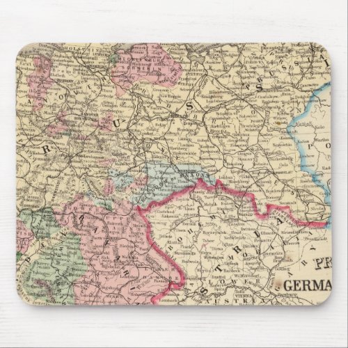 Prussia German States Map by Mitchell Mouse Pad