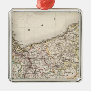 Prussia, Germany,  Poland 4 Metal Ornament