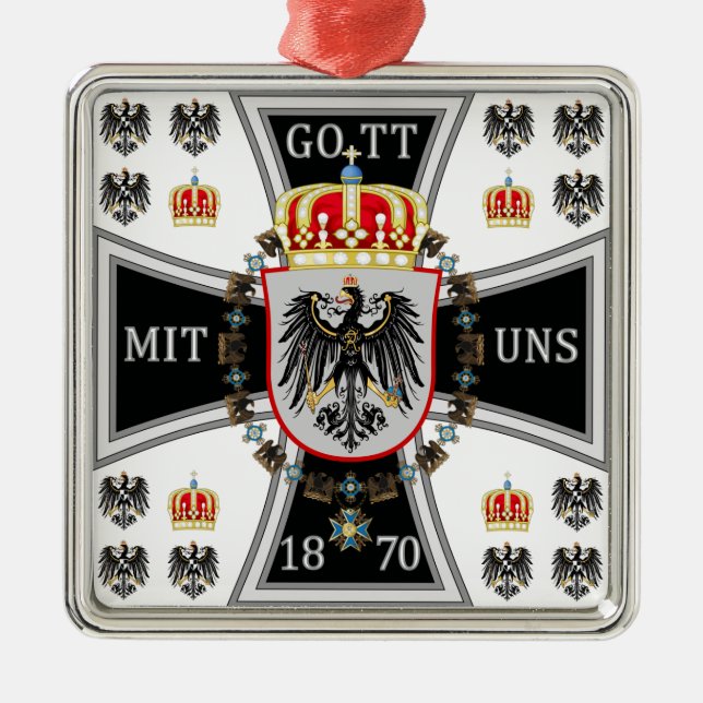 Prussia Metal Ornament (Front)