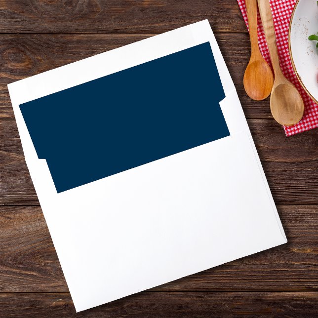 Prussian Blue minimal classic elegant Envelope Liner (Creator Uploaded)