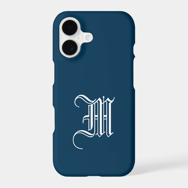 PRUSSIAN BLUE Solid Background iPhone X Case (Back)