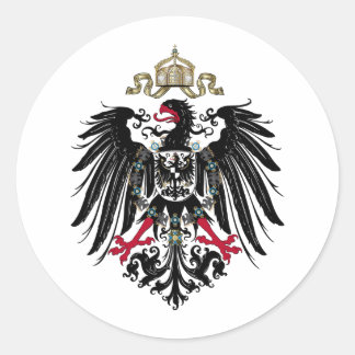 Prussian Eagle Classic Round Sticker