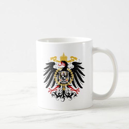 Prussian Eagle Red Black and Gold Coffee Mug