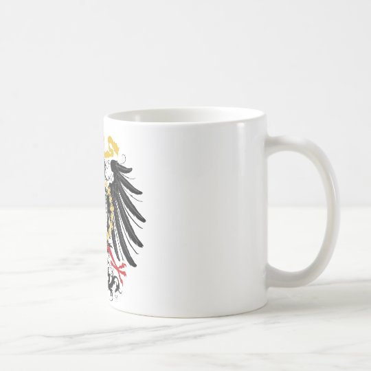 Prussian Eagle Red Black and Gold Coffee Mug