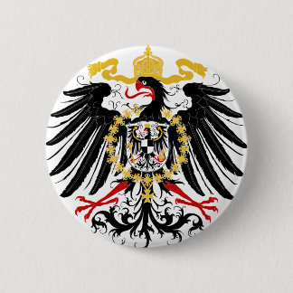 Prussian Eagle Red Black and Gold Pinback Button