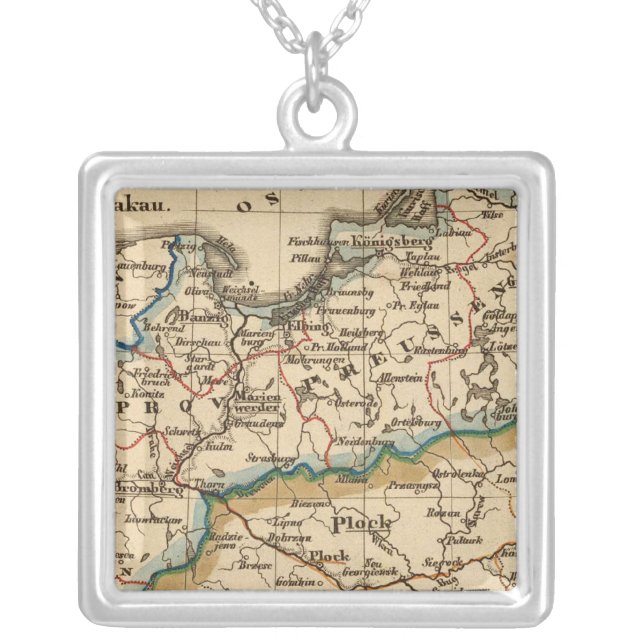 Prussian Empire Silver Plated Necklace (Front)