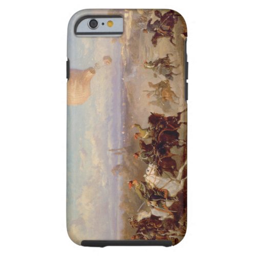 Prussian Hussars firing at a French Observation Ba Tough iPhone 6 Case