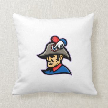 Prussian Officer Mascot Throw Pillow Prussian Officer Mascot Throw Pillow