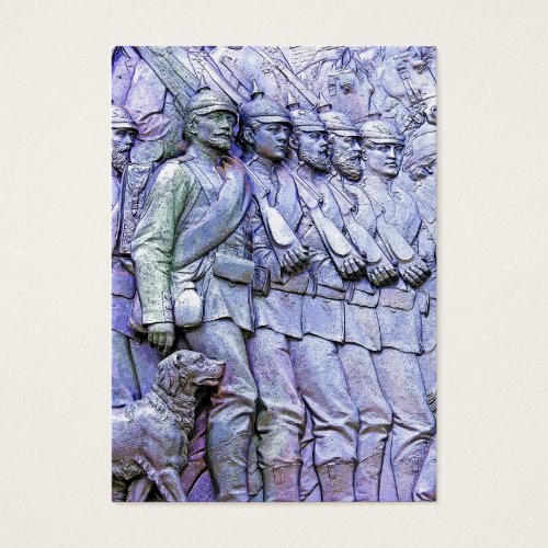 Prussian Soldiers,Marching (5) Business Card Template