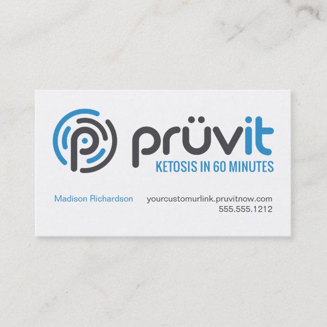 Pruvit Distributor Card (Front)