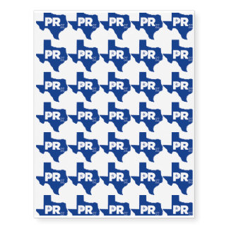 PRx Temporary Tattoo Sheet