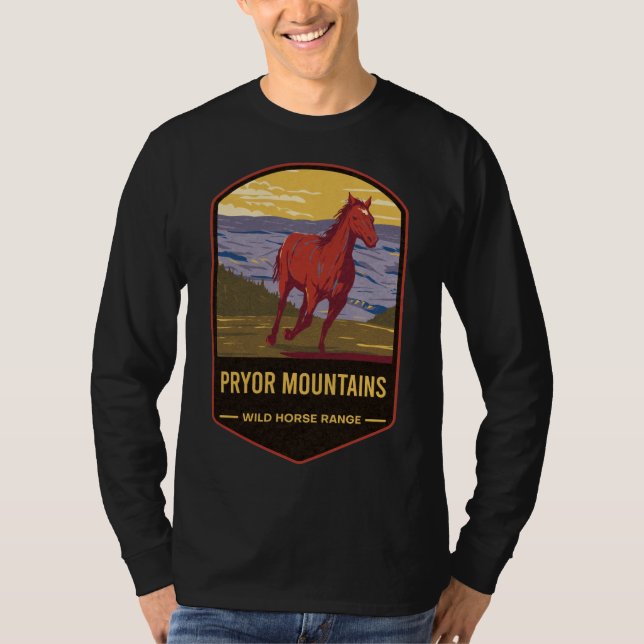 Pryor Mountains Wild Horse Range T-Shirt (Front)