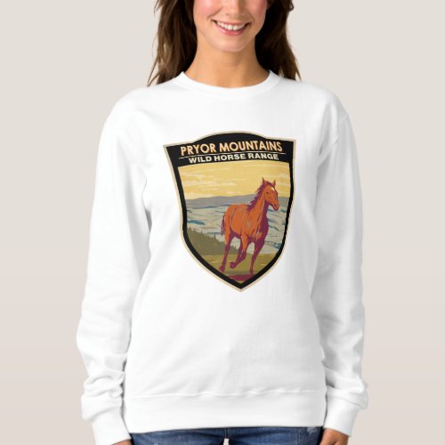 Pryor Mountains Wild Horse Range Vintage Sweatshirt