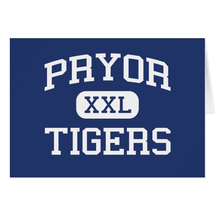 Pryor   Tigers   Junior   Pryor Oklahoma Card