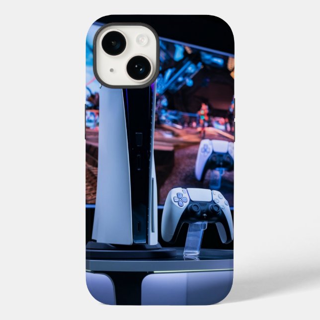 PS5-Inspired iPhone Case (Back)
