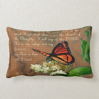 Ps91 Butterfly Throw Pillow Lumbar 13" x 21"