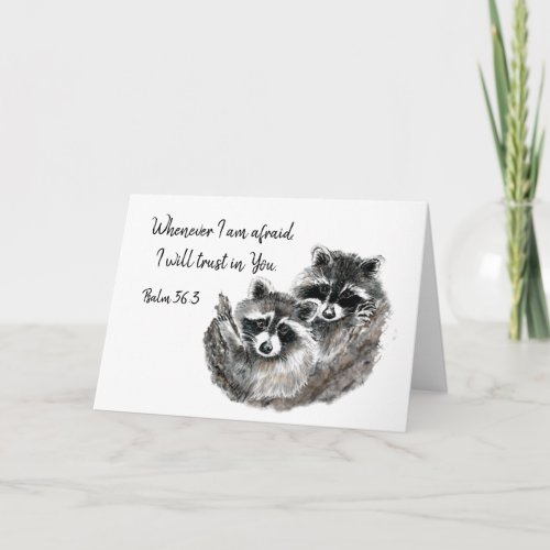 Ps 563 When I am afraid I will Trust in You Quote Card